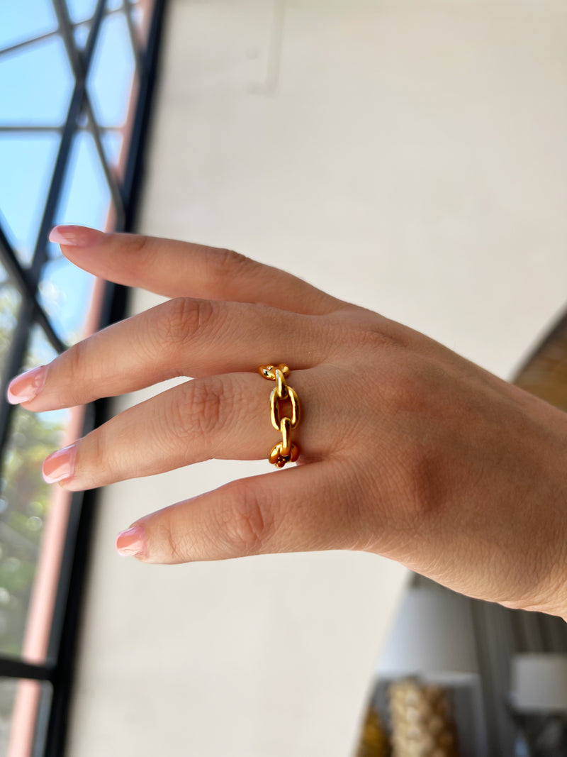 Anillo Cadena Acero