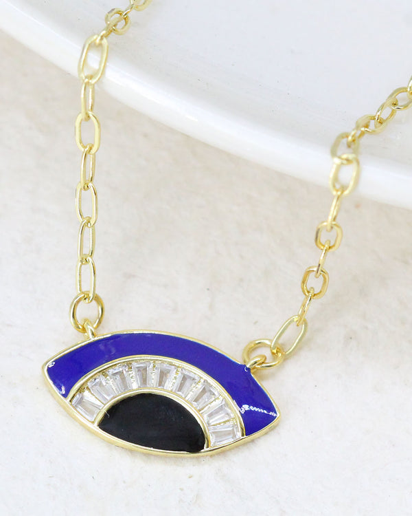 Collar Ojo azul