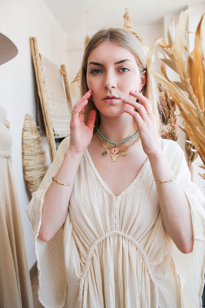 Collares con piedras naturales